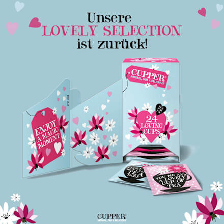 Teemischung "lovely selection" (24 Beutel) Cupper