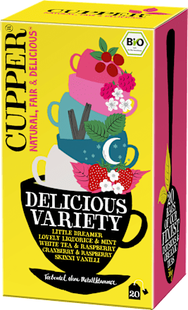 bio čaj Delicious Variety 20x1,8 g Cupper