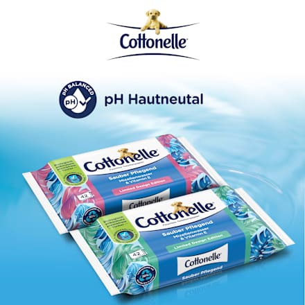 Feuchtes Toilettenpapier Sauber Pflegend Cottonelle