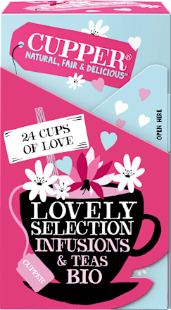 Teemischung "lovely selection" (24 Beutel) Cupper