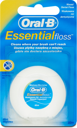 Fogselyem essential viaszolt Oral-B