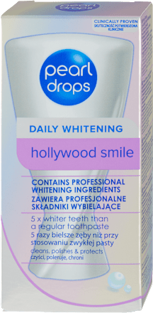 Hollywood smile pastă de dinți pearl drops