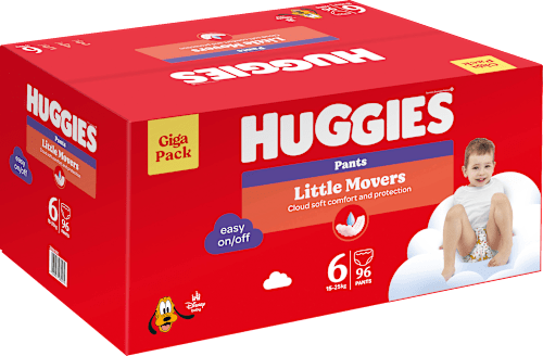 Baby Pants Little Movers Gr. 6 (15-25 kg), Giga-Pack Huggies