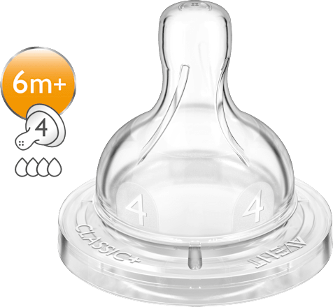 Trinksauger Anti-colic Silikon, ab 6 Monaten PHILIPS AVENT