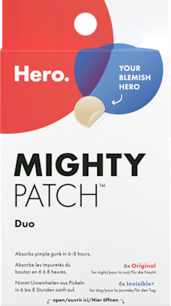náplasti na akné Mighty Patch DUO - The ORIGINAL & INVISIBLE+ Hero.