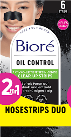 Nosestrips 2in1 Aktivkohle Clear-Up  Bioré