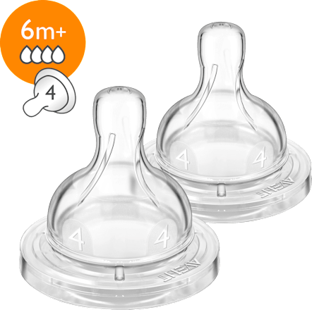 Trinksauger Anti-colic Silikon, ab 6 Monaten PHILIPS AVENT