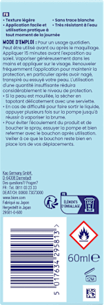 Sonnenspray Gesicht aqua rich UV, LSF 50 Bioré