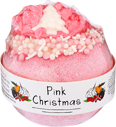 Fürdőbomba pink karácsony Bomb