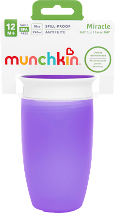Trinklernbecher 360° lila, 296 ml munchkin