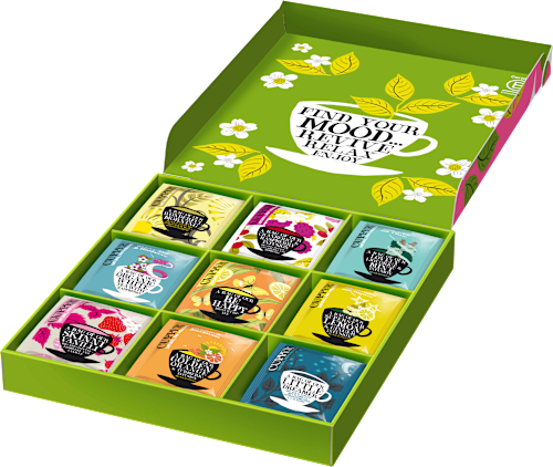 Geschenkset Tee Selection Box 9 Sorten (45 Beutel) Cupper