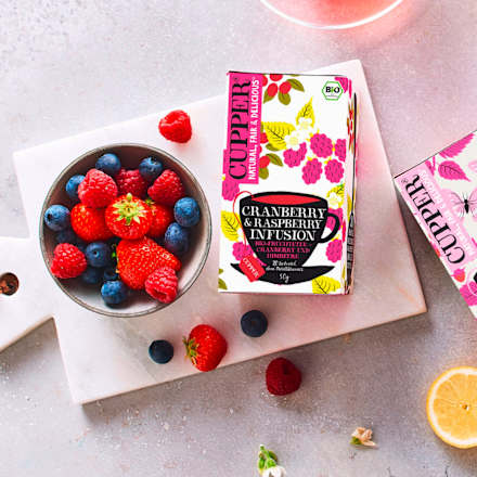 Früchtetee Cranberry & Raspberry Infusion Cupper