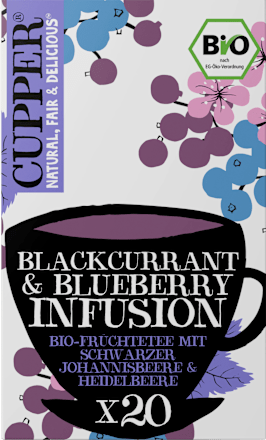 Früchtetee Blackcurrant & Blueberry Infusion Cupper