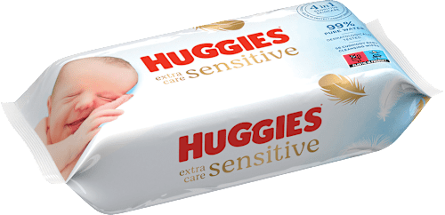 extra care pure șervețele umede pentru copii Huggies