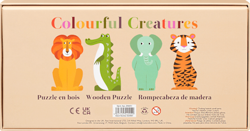 Puzzle aus Holz "Colourful Creatures" REX LONDON