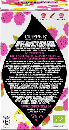 Früchtetee Cranberry & Raspberry Infusion Cupper