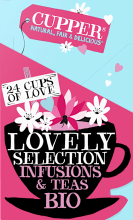 Teemischung "lovely selection" (24 Beutel) Cupper