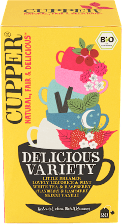 bio čaj Delicious Variety 20x1,8 g Cupper
