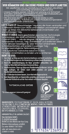Nosestrips Aktivkohle Clear-Up Bioré