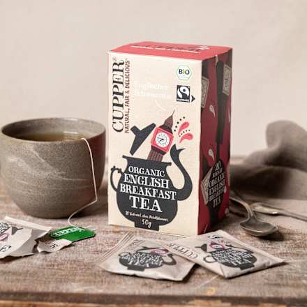 Schwarzer Tee "English Breakfast" (20 Beutel) Cupper