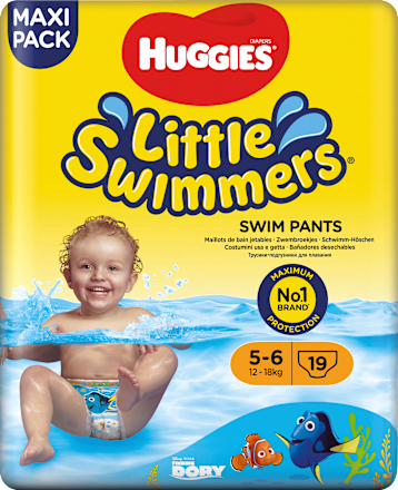 Schwimmwindeln Gr. 5/6 (12-18 kg), Maxi Pack Huggies Little Swimmers