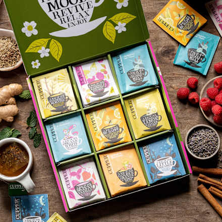 Geschenkset Tee Selection Box 9 Sorten (45 Beutel) Cupper