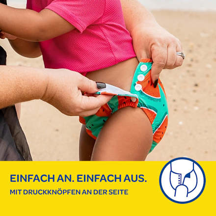 Schwimmwindel wiederverwendbar, Motiv tropische Palmen Huggies Little Swimmers