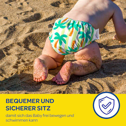 Schwimmwindel wiederverwendbar, Motiv tropische Palmen Huggies Little Swimmers