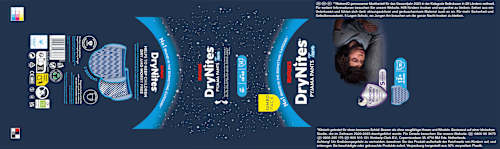 Pyjama Pants Jungen 13+ Jahre, Jumbopack HUGGIES DryNites