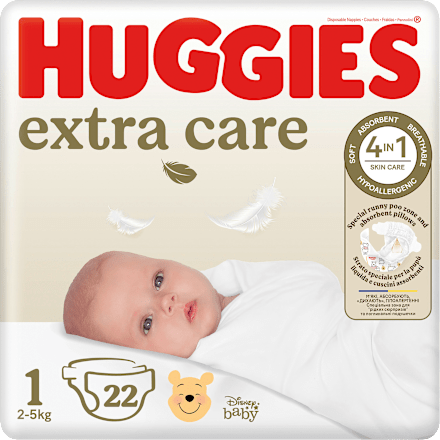 Windeln Newborn extra care Gr. 1 (2-5 kg) Disney Huggies