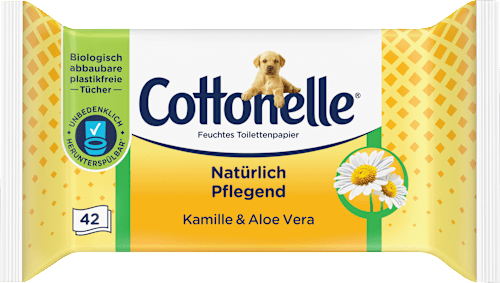 Feuchtes Toilettenpapier Natürlich Pflegend Cottonelle