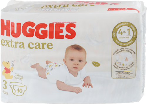 Pannolini Extra Care taglia 3 (6-10 kg) Huggies