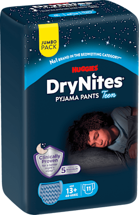 Pyjama Pants Jungen 13+ Jahre, Jumbopack HUGGIES DryNites