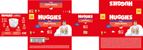 Baby Pants Little Movers Gr. 6 (15-25 kg), Giga-Pack Huggies