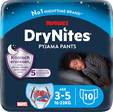 Pyjama Pants Jungen 3-5 Jahre HUGGIES DryNites