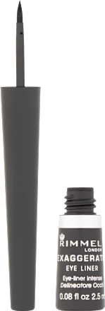 EXAGGERATE tečni ajlajner - 001 Black RIMMEL LONDON