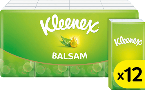 Taschentücher Balsam (12x9 St) Kleenex