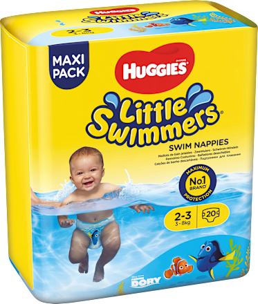 Schwimmwindeln Gr. 2/3 (3-8 kg), Maxi Pack Huggies Little Swimmers