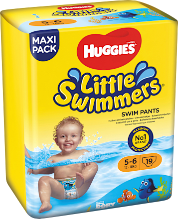 Schwimmwindeln Gr. 5/6 (12-18 kg), Maxi Pack Huggies Little Swimmers