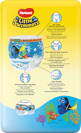 Schwimmwindeln Gr. 5/6 (12-18 kg), Maxi Pack Huggies Little Swimmers