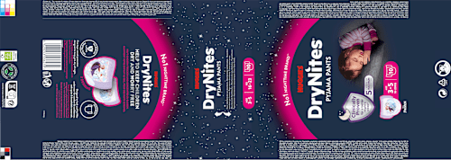 Pyjama Pants Mädchen 3-5 Jahre HUGGIES DryNites