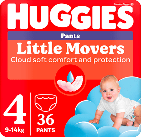 Scutece chiloțel pentru băieți numărul 4, 9-14 kg Huggies