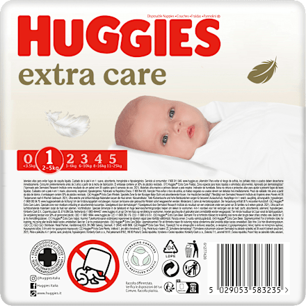 Windeln Newborn extra care Gr. 1 (2-5 kg) Disney Huggies