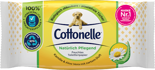 Feuchtes Toilettenpapier Natürlich Pflegend Cottonelle