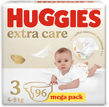 Mega Pack Pannolini Extra Care taglia 3 Huggies
