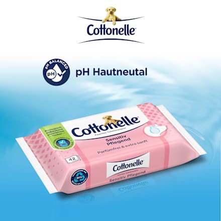 Feuchtes Toilettenpapier Sensitiv Pflegend Cottonelle