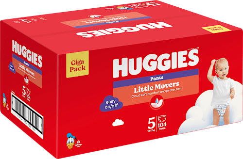 Baby Pants Little Movers Gr.5 (12-17 kg), Giga-Pack Huggies