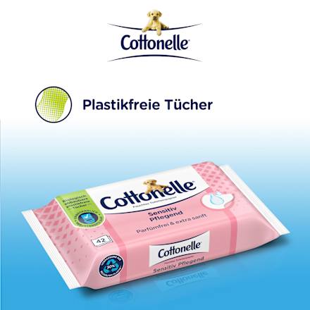 Feuchtes Toilettenpapier Sensitiv Pflegend Cottonelle