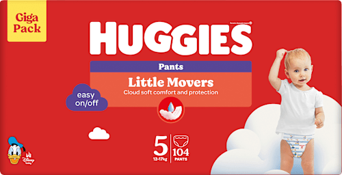 Baby Pants Little Movers Gr.5 (12-17 kg), Giga-Pack Huggies