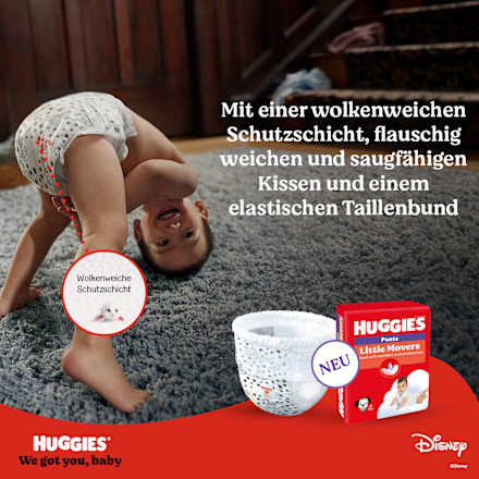 Baby Pants Little Movers Gr.5 (12-17 kg), Giga-Pack Huggies